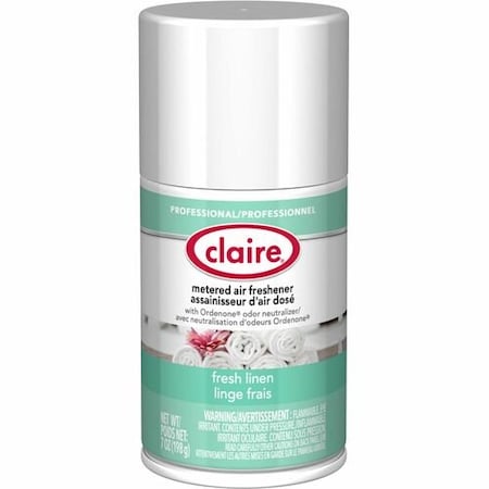 Claire Air Freshener, Metered, Fresh Linen, 7 oz CGCCL110